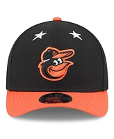 New Era Men's Black/Orange Baltimore Orioles 2025 Mlb All-Star Game 9FORTY M-Crown Adjustable Hat