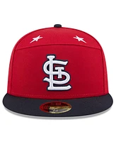 New Era Men's Red/Navy St. Louis Cardinals 2025 Mlb All-Star Game Side Patch 59FIFTY Fitted Hat
