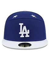 New Era Men's Royal/White Los Angeles Dodgers 2025 Mlb All-Star Game Side Patch 59FIFTY Fitted Hat