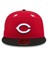 New Era Men's Red/Black Cincinnati Reds 2025 Mlb All-Star Game Side Patch 59FIFTY Fitted Hat