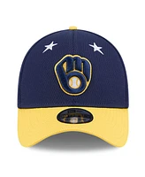 New Era Men's Navy/Gold Milwaukee Brewers 2025 Mlb All-Star Game 39THIRTY Flex Hat