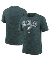 Nike Big Boys and Girls Midnight Green Philadelphia Eagles Sideline Velocity Performance T-Shirt