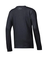 Under Armour Big Boys and Girls Black Wisconsin Badgers March Madness Unity Long Sleeve T-Shirt