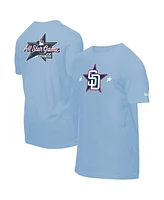 New Era Men's Light Blue San Diego Padres 2025 Mlb All-Star Game Workout T-Shirt