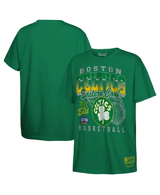 Mitchell & Ness Big Boys and Girls Kelly Green Boston Celtics 2025 Nba Playoffs Retro Monumental T-Shirt