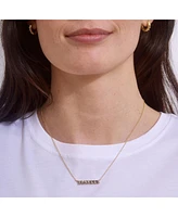 Wear by Erin Andrews New York Yankees Delicate Enamel Necklace