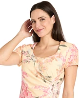 R & M Richards Women's Short-Sleeve Sheath Dress