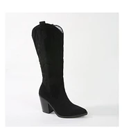 Berness Arizona Faux Suede Western Boot