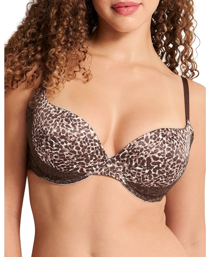 Adore Me Women's Haley Push Up Plunge Bra