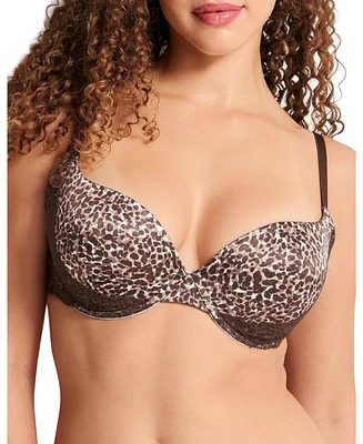 Adore Me Women's Haley Push Up Plunge Bra