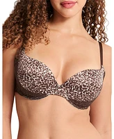 Adore Me Women's Haley Push Up Plunge Bra