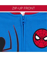 Spider-Man Boys Marvel Avengers Fleece Zip Up Cosplay Hoodie