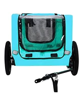Pet Bike Trailer - Folding, Quick Release, Leash