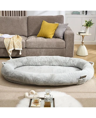 Streamdale Furniture Human Dog Bed - Giant Memory Foam with Storage