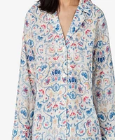 Lauren Ralph Petite Notch Collar Ankle Pants Pajama Set