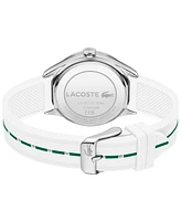Lacoste Women's Billie White Silicone Strap Watch, 36mm