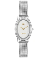 Lacoste Women's Parisienne Silver Tone Stainless Steel Bracelet Watch, 22mm