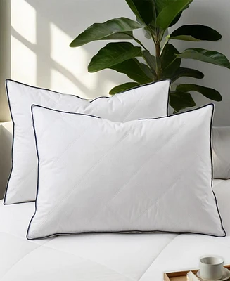 Unikome Goose Down Feather Gusset 2-Pack Pillow