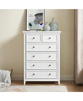 Casainc Freestanding Kitchen Cabinet Storage with 6 Drawers