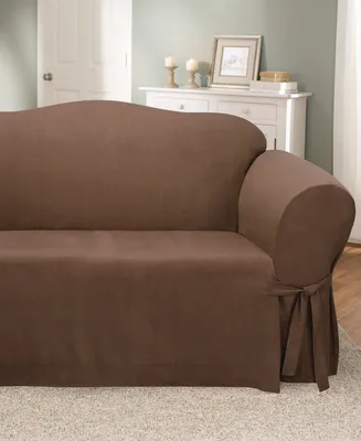 Sure Fit Soft Faux Suede Loveseat Slipcover