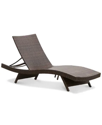 Dustan Wicker Outdoor Chaise Lounge