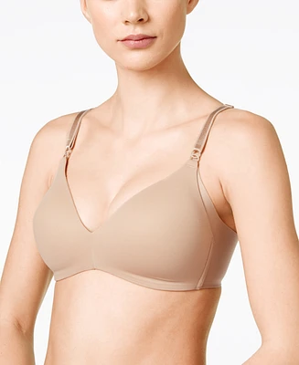 Warners No Side Effects Underarm-Smoothing Comfort Wireless Lightly Lined T-Shirt Bra 1056