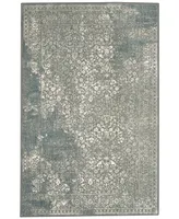 Karastan Euphoria Ayr Willow Grey 6'6" x 9'6" Area Rug