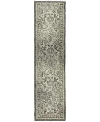 Karastan Euphoria New Ross Ash Grey 2'4" x 7'10" Runner Rug