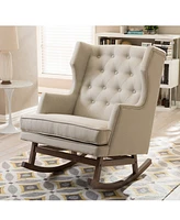 Bethany Light Beige Rocking Chair