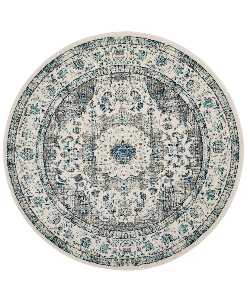 Safavieh Evoke EVK220 6'7" Round Area Rug