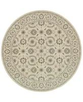 Jhb Design Tidewater Isphahan Ivory Grey Area Rugs