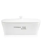 The Cellar Whiteware Words Collection Spread the Love Covered Dish, Created for Macy's