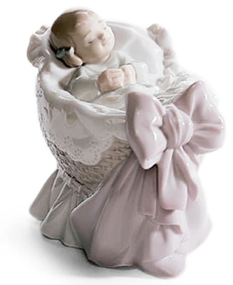 Lladro Porcelain A new Treasure Girl, Collectible Figurine