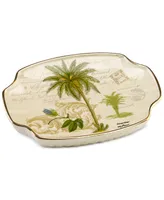 Avanti Colony Palm Tree Textured Ceramic Soap Dish