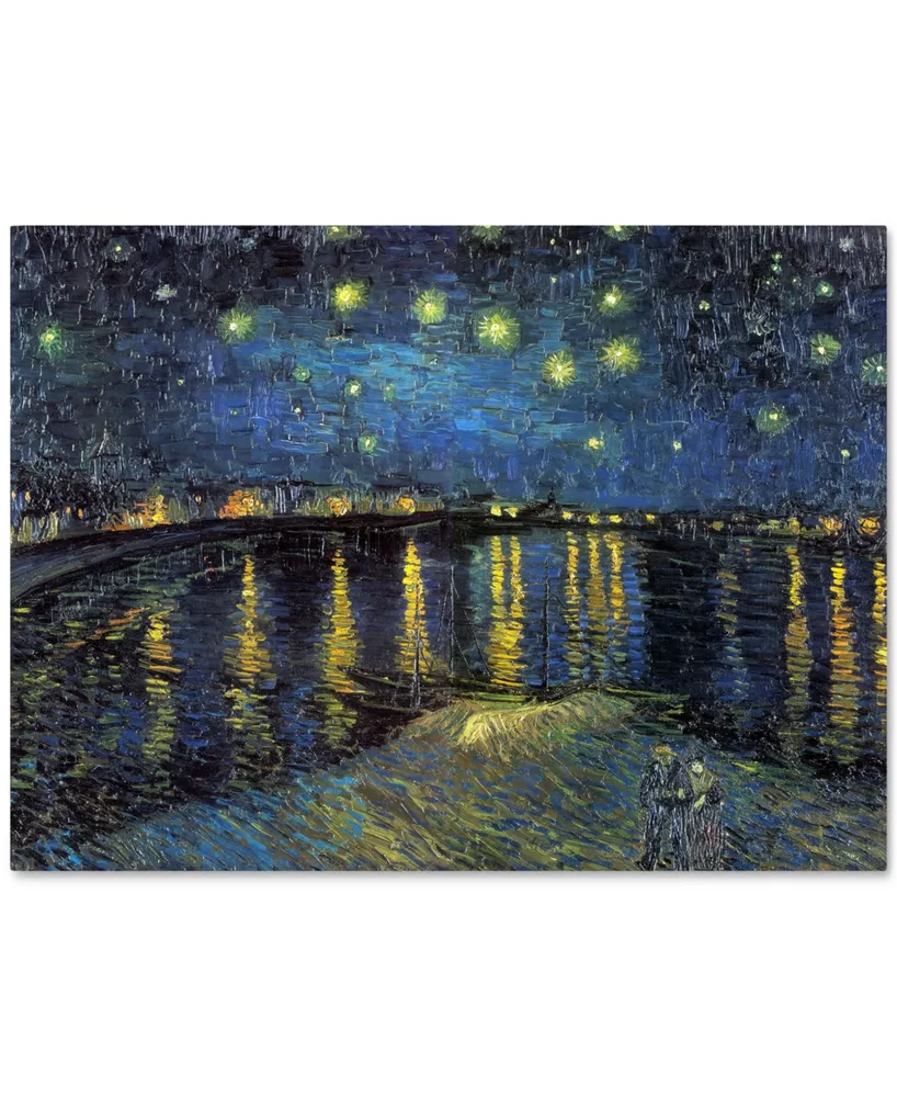 Vincent Van Gogh 'The Starry Night Ii' Canvas Art
