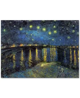 The Starry Night Ii By Vincent Van Gogh Canvas Print