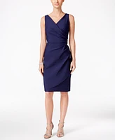 Alex Evenings Compression Embellished Ruched Sheath Dress