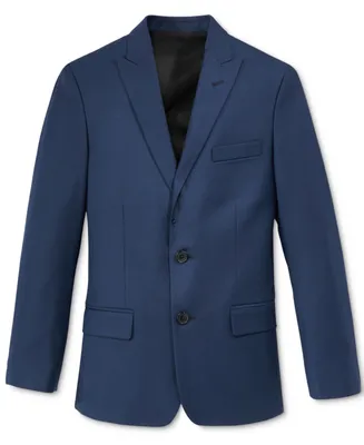 Calvin Klein Big Boys Husky Stretch Suit Jacket