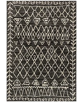 Closeout! Loloi Emory Eb-09 Black/Ivory 2'5" x 7'7" Runner Area Rug