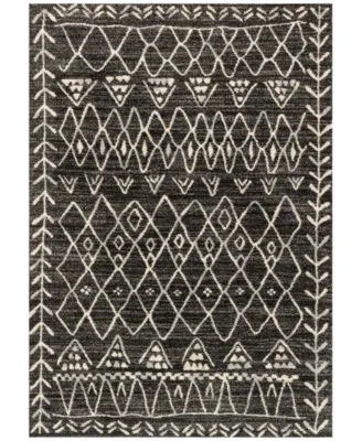 Loloi Emory Eb 09 Black Ivory Area Rugs