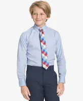 Tommy Hilfiger Big Boys All-Over Buffalo Grid Zipper Tie