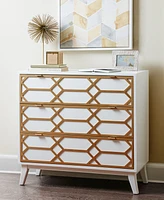 Parral Gold Lattice Accent Chest