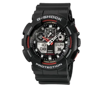 G-Shock Men's Analog Digital Black Resin Strap Watch GA100-1A4