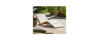 Sheerin Wood Folding Lounger