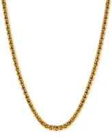 Polished Square Wheat Chain Necklace Collection In 14k Gold