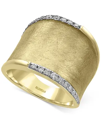 D'Oro by Effy Diamond Wide Band (1/4 ct. t.w.) 14k Gold