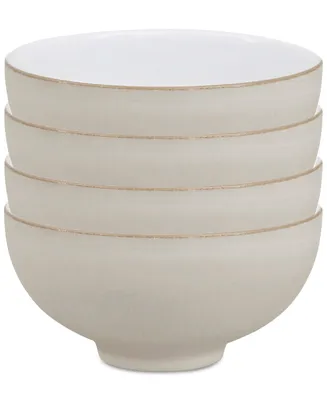 Denby Natural Canvas Stoneware Collection 4-Pc. Rice Bowl Set