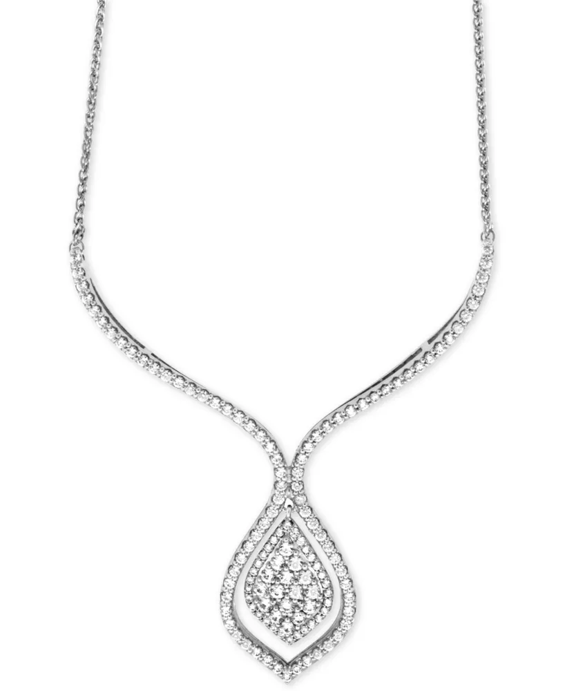 Wrapped in Love Diamond Statement Necklace (1-1/2 ct. t.w.) in 14k