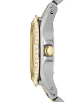 Fossil Women's Riley Two Tone Stainless Steel Bracelet Watch 38mm
