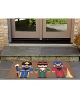 Liora Manne Front Porch Indoor/Outdoor Nutcracker Multi 2' x 3' Area Rug